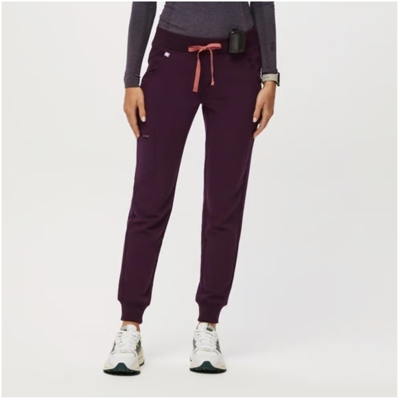 FIGS Scrubs Deep Purple Zamora Joggers Scrub Pants - Picture 1 of 7